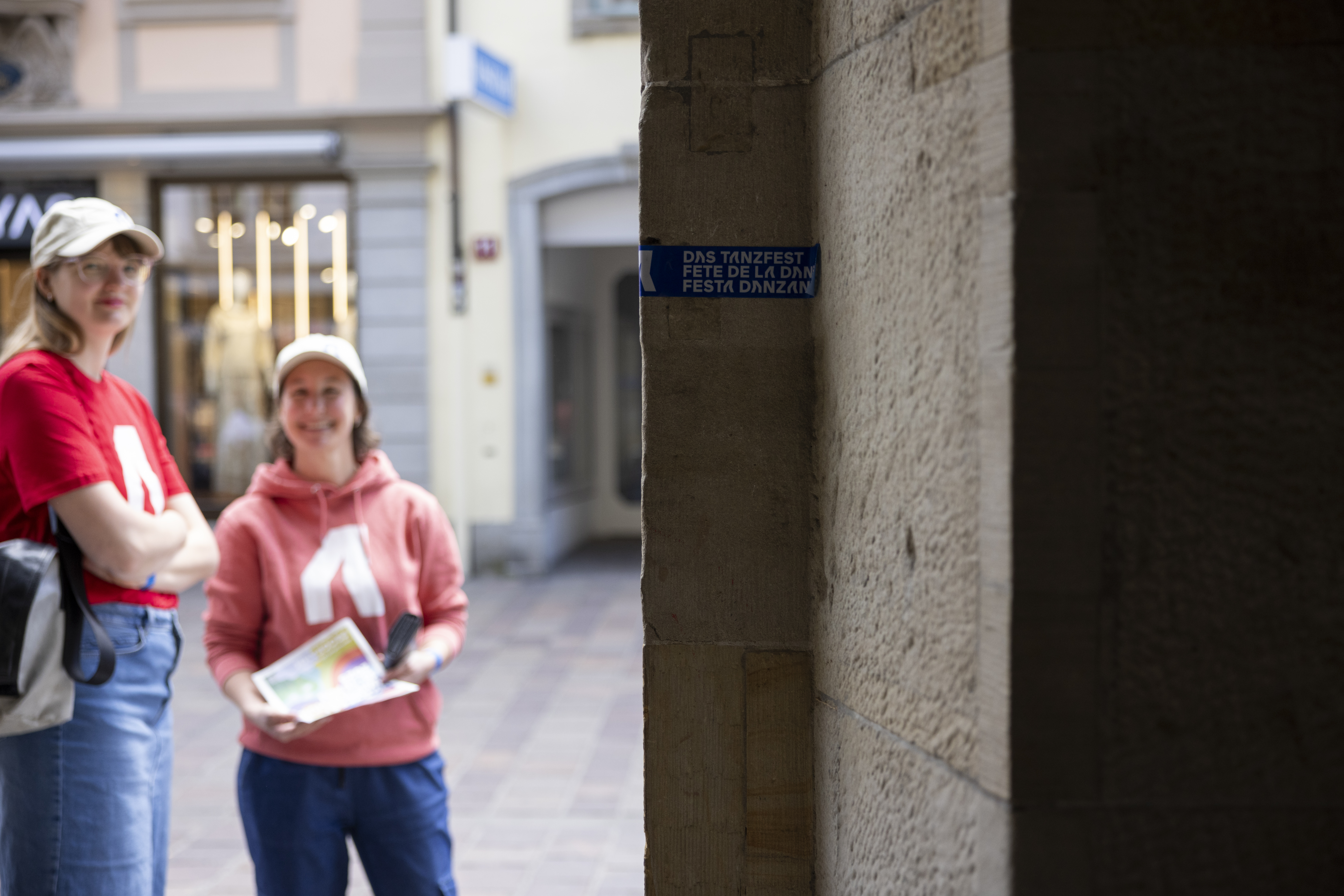 Helfende am Tanzfest Winterthur